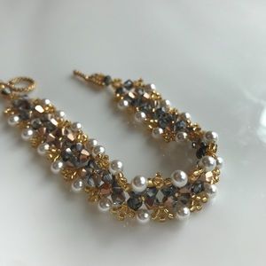 Hand beaded bracelet